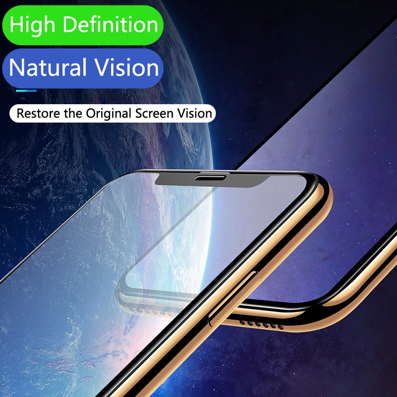 Изогнутое защитное закаленное стекло F1 10D для iPhoneX XS 11 Pro Xs Max XR Защитное экрана iPhone7