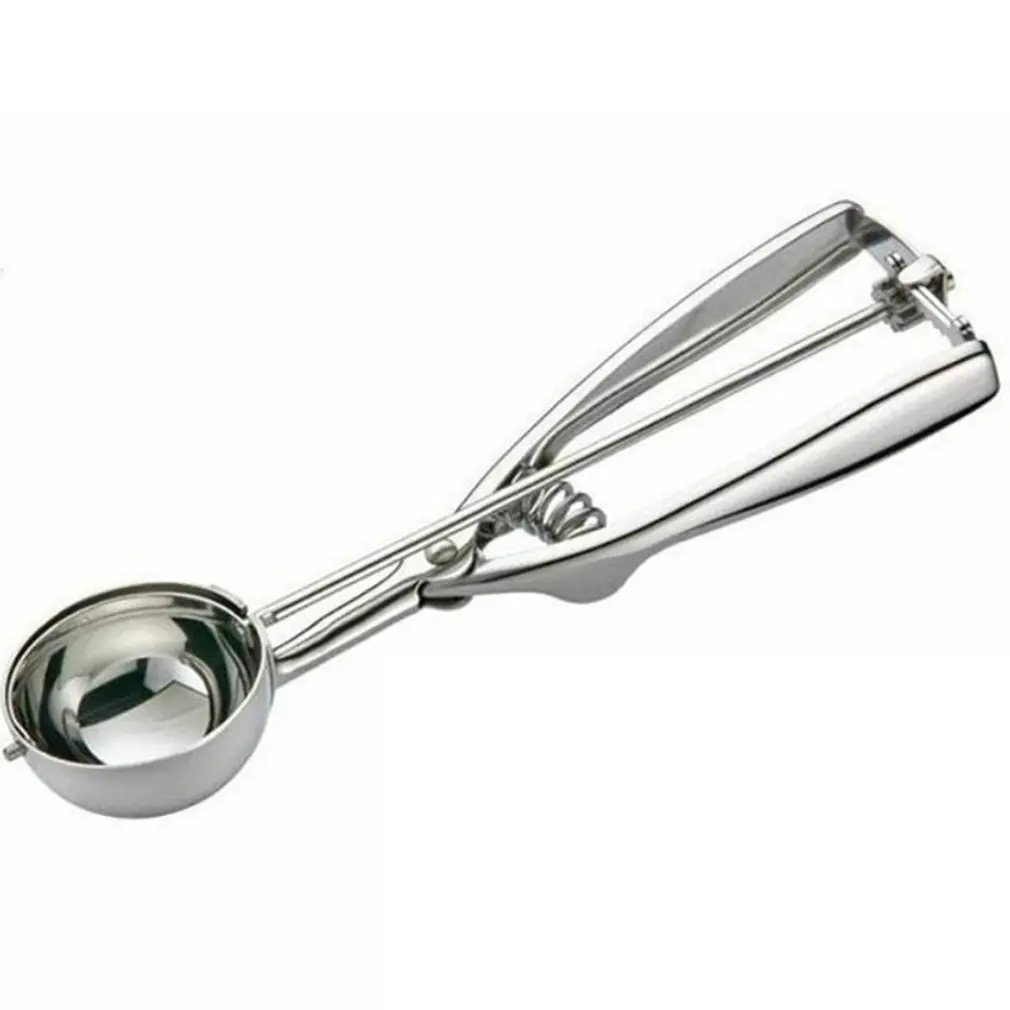 

2021 NEW Stainless Steel Summer Ice Cream Scoop Ice Cream Spoon Ice Cream Scoop Digging Fruit Spoon Ice Cream Tableware