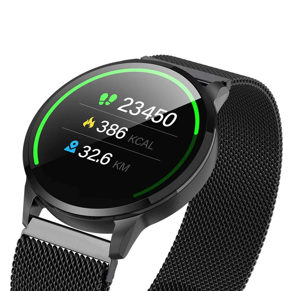 Greentiger Новые смарт-часы для фитнеса для женщин монитор сердечного ритма Bluetooth Шагомер сенсорный Интеллектуальный спортивный Smartwatch VS L5 L7 F8