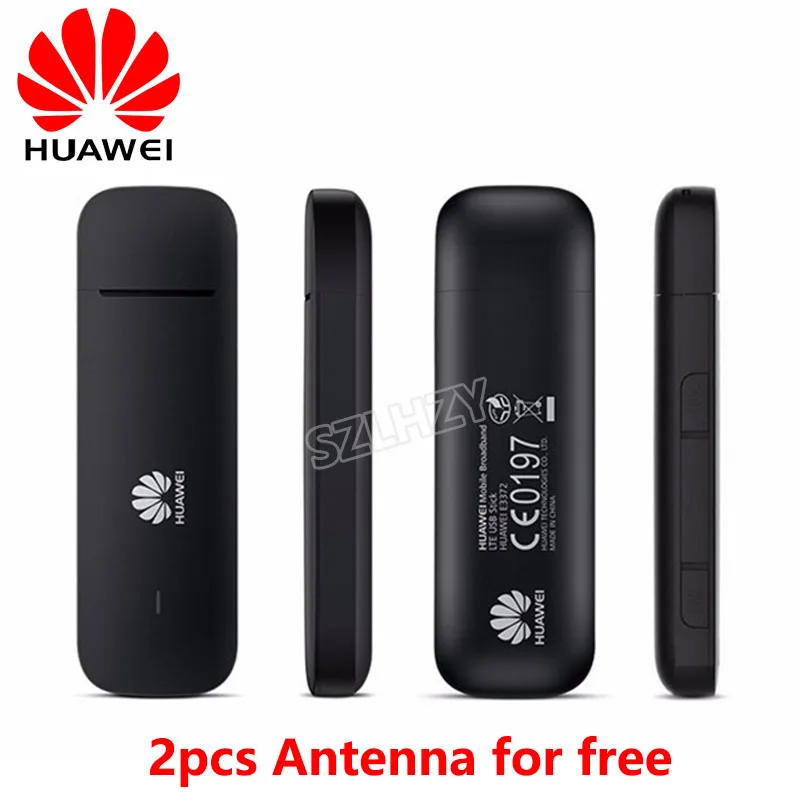 Разблокированный huawei E3372 E3372h-153(плюс пара антенны) 4G LTE 150 Мбит/с USB модем 4G LTE USB ключ E3372h-607 PK E8372h