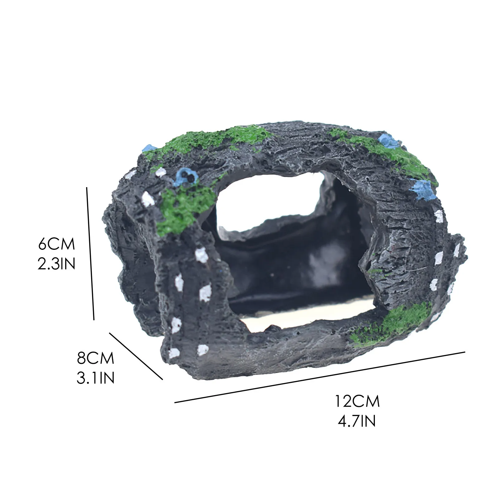 

Resin Aquarium Ornaments Decorations Artificial Barrel Cave Landscaping Accessories For Fish Tank Aquarium Decoration Background