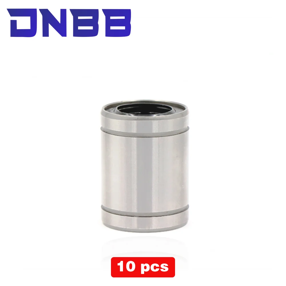 10 шт. LM3UU LM4UU LM5UU LM6UU M8UU LM10UU LM12UU LM16UU LM20UULinear Втулка с ЧПУ линейные подшипники для