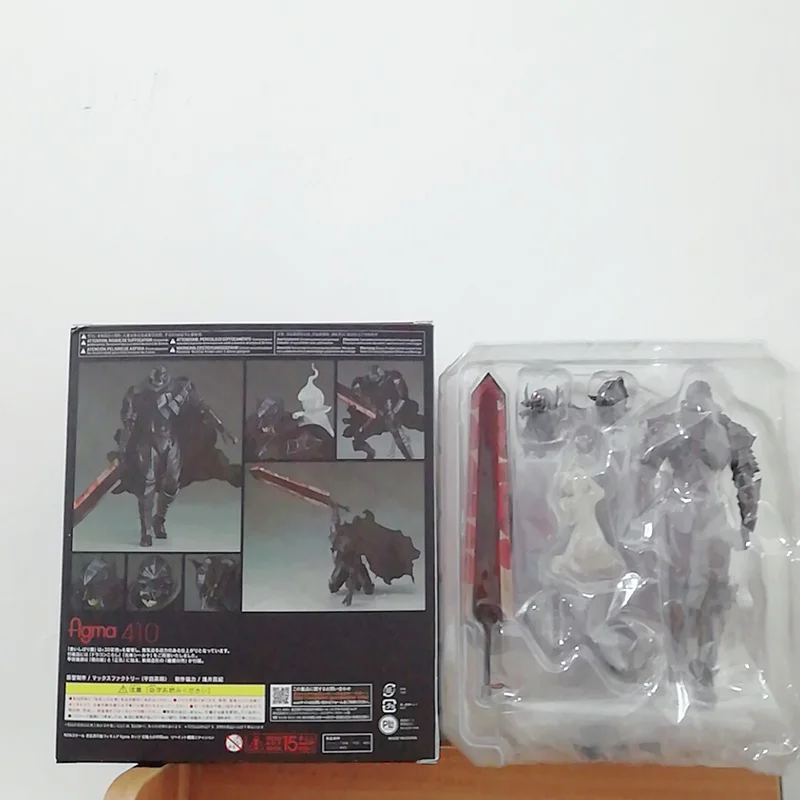 Figma 410 Berserk Black SwordmanAction Коллекционная Фигурка модель игрушки