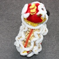 small dog hoodie coat winter warm pet clothes funny dragon dance style costum new year traditional dress clothing