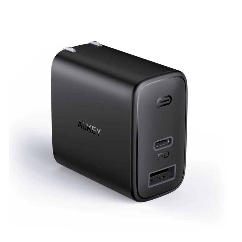 

AUKEY PA-F3S Fordable US Plug 32W PD USB C Fast Wall Charger Quick Charge Charging Station for Mobile Phone Table