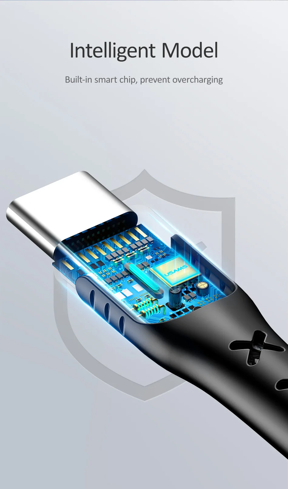 USAMS type C usb-кабель 5A кабель быстрой зарядки type-C кабель быстрой зарядки USB C провод шнур для huawei P30 P20 Mate20 Pro OPPO кабель для передачи данных