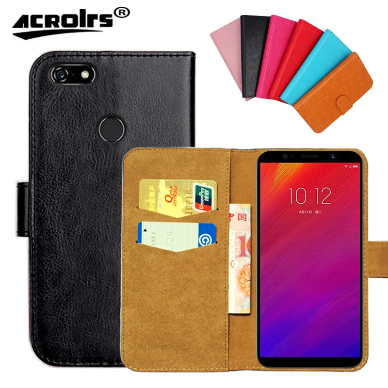 Original Case For Lenovo Z5S A5 A5S A6 Note Lenovo S5 K520 Case Flip Slots Leather Wallet Cases protective shell Cover Phone Bag