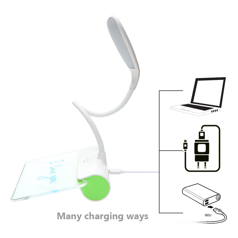 Светодиодсветодиодный настольная лампа новинка защита глаз USB перезаряжаемая