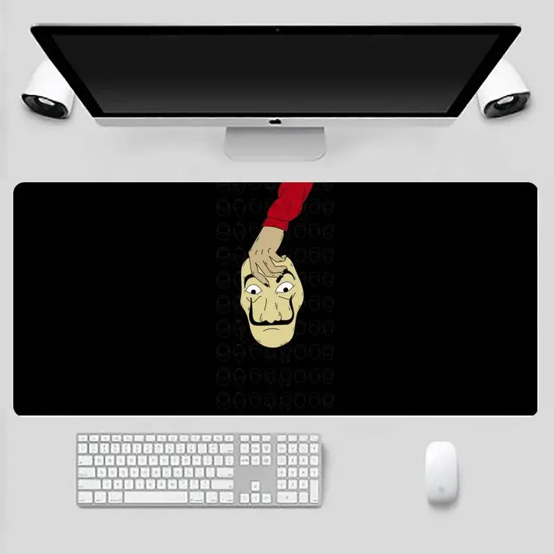 

Money Heist House Paper Gaming Player Rubber Mousepad Desk Table Gamer Office Large Mouse Mat pad X XL Non-slip Laptop Cushion