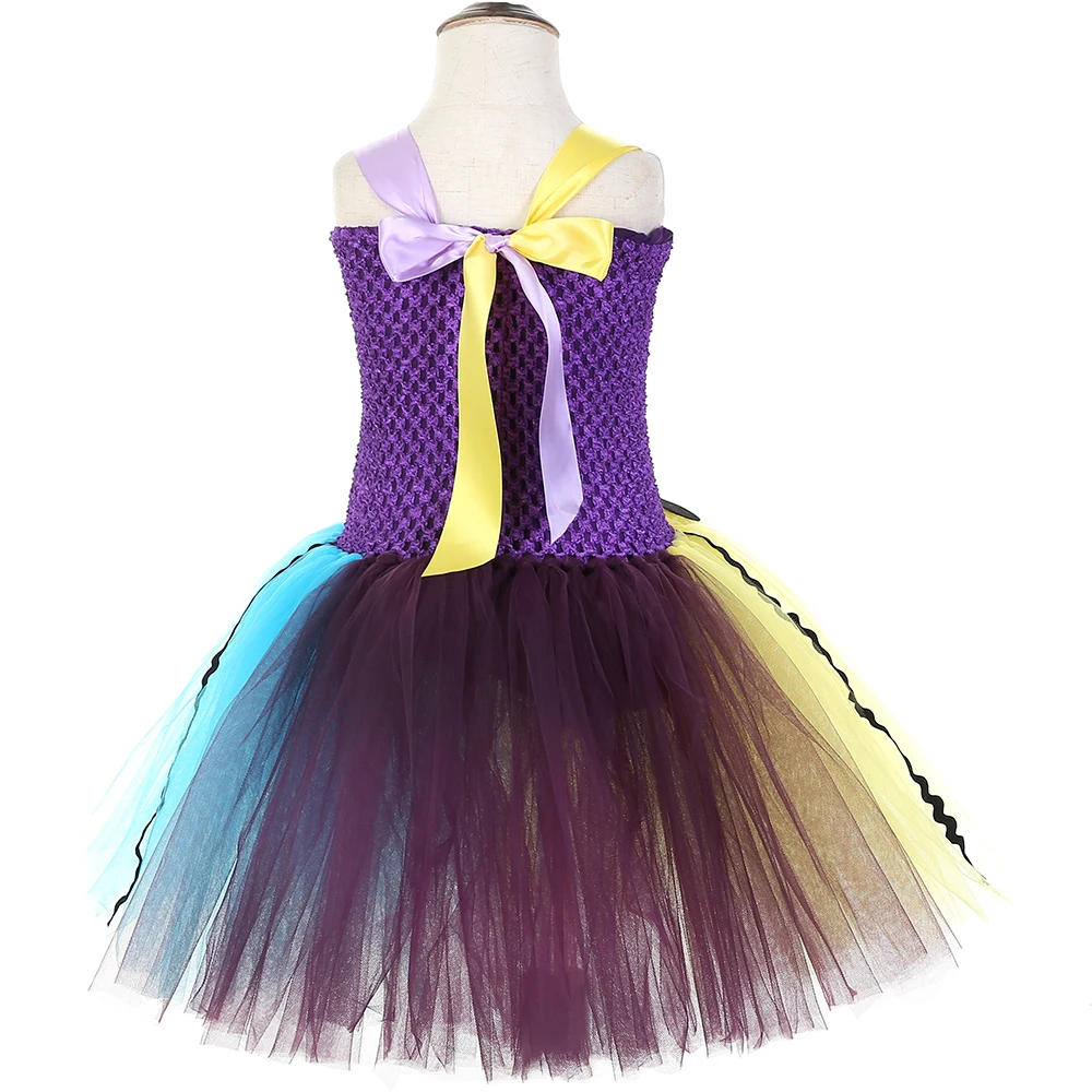 Children Ragdoll Tutu Dress Nightmare Christmas Sally Halloween Costume for Kids Clothes Girls Carnival Birthday Party Dresses | Детская