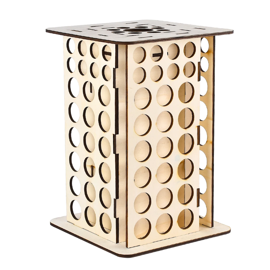 Настенная стойка для краски держит 113 отверстия живопись Эфирное кисточки