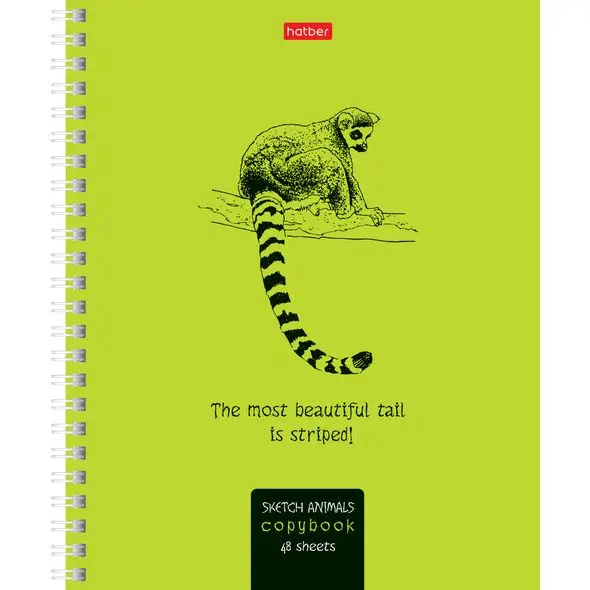 Набор тетрадей 48 л. х 4 шт Hatber &quotDrawing animals" А5 клетка на скобе обложки | Канцтовары