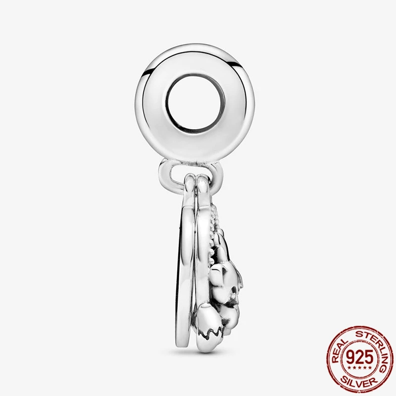 

Genuine 925Silver Fox & Squirrel Dangle Charm Beads Fit Original 3mm Charm Bracelet Jewelry Gift