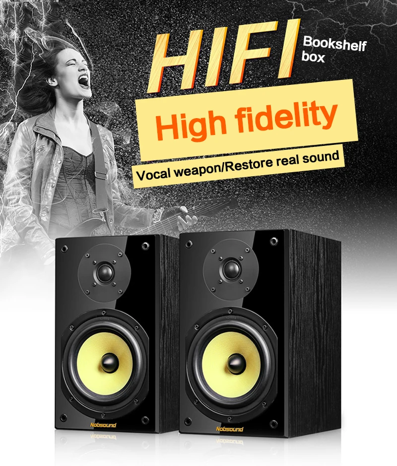 Динамик 6 5 дюйма 100 Вт 4 Ом NS2000 HIFI Wood Fever Пассивный монитор | Электроника