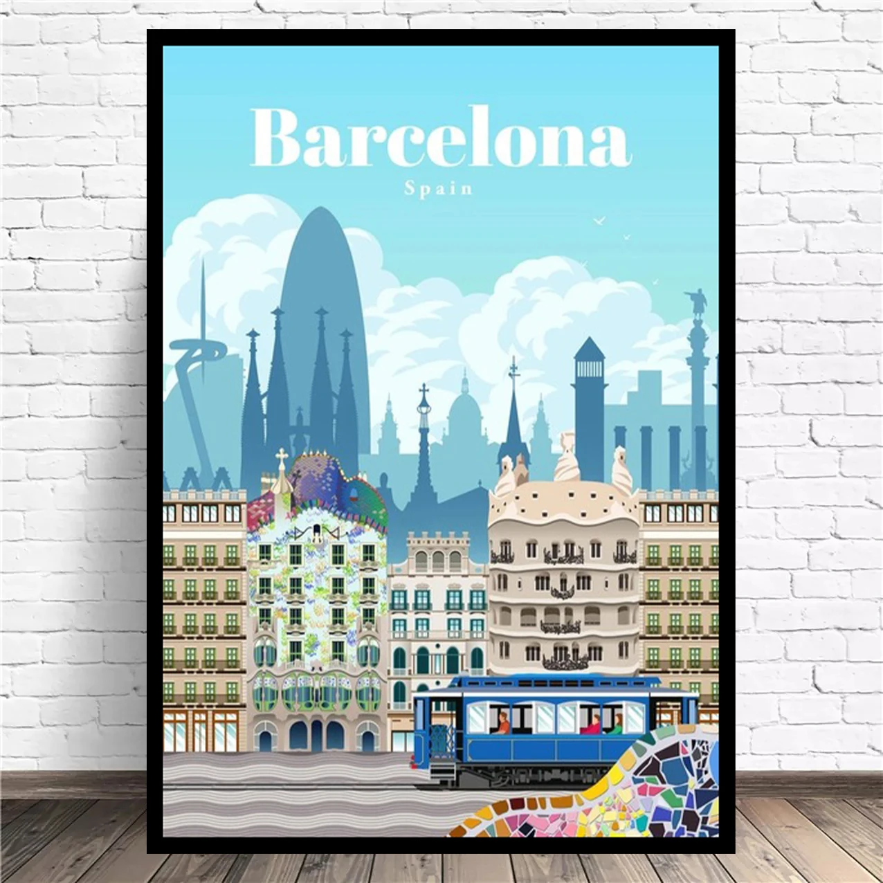 

Фон для фотографий «Барселона»