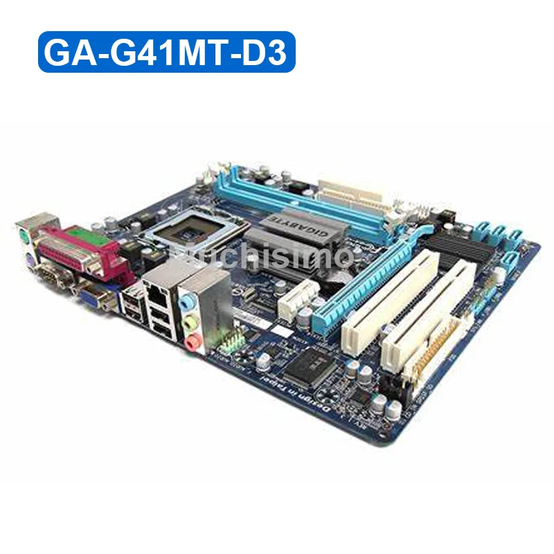 Разъем LGA 775 DDR3 Gigabyte GA-G41MT-D3 десктопная материнская плата Core 2 Pentium Celeron 8G G41MT-D3