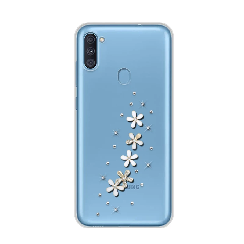 Чехол для Samsung A11 6 4 дюйма Прозрачный Силиконовый ТПУ чехол на заднюю панель