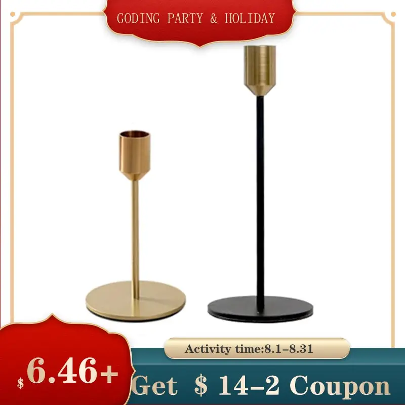 

Hot Sale Modern Minimalist Candlestick Model Room Restaurant Decoration Candle Holder Ornaments Metal Crafts home подсвечник