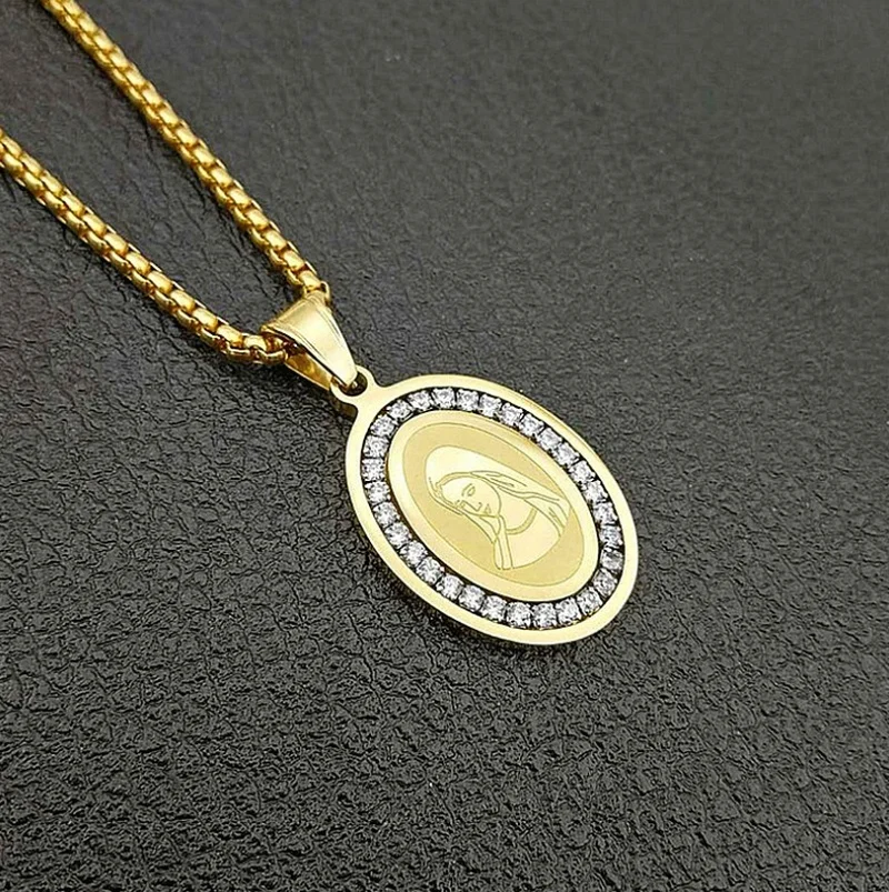 Цепочка с подвеской Дева Мария|Подвески| |