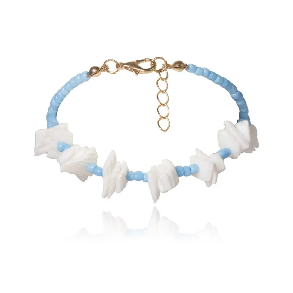 Маленькие браслеты seashell для женщин браслет ручной работы из бусин armbandjes |