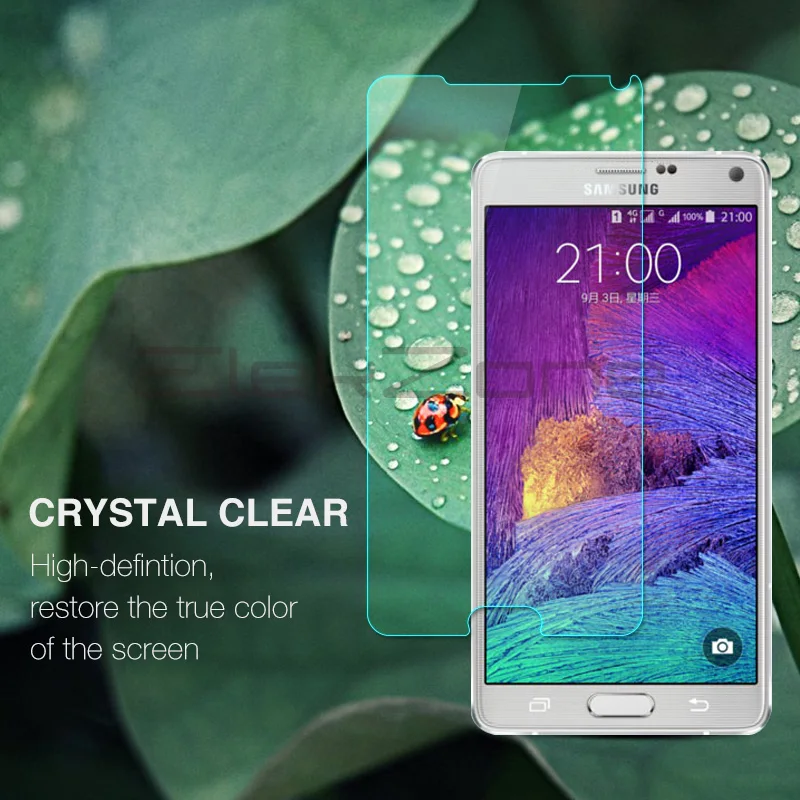 Закаленное стекло для экрана телефона с нанопокрытием 9H HD samsung Galaxy Note 4 защитная