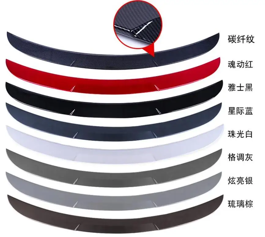 Высокое качество ABS краска автомобиля задний багажник спойлер крыло подходит для