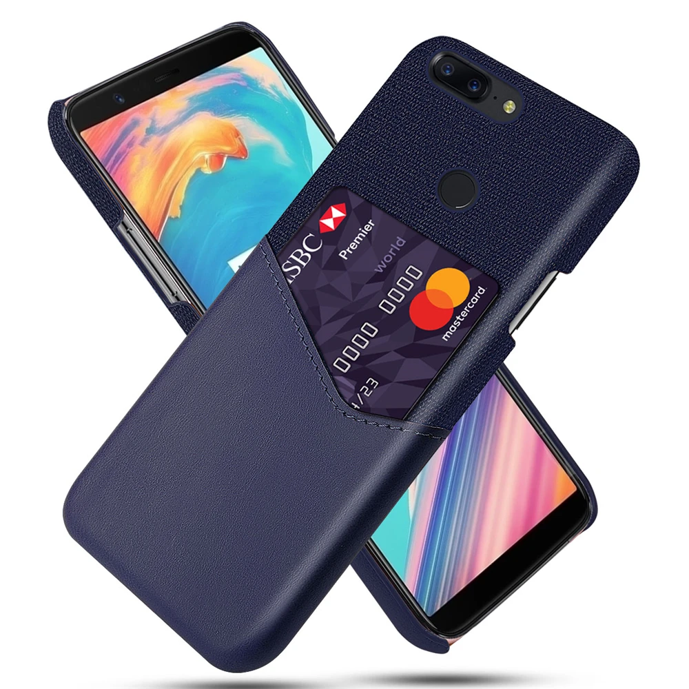 Чехол с отделениями для карт OnePlus 5 T чехол кожаный One Plus 1 + t 6 01 дюймов