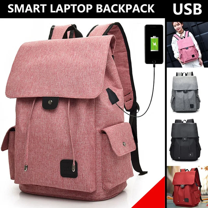 Женский рюкзак для женщин зарядка через Usb порт школьные сумки колледжа ноутбука