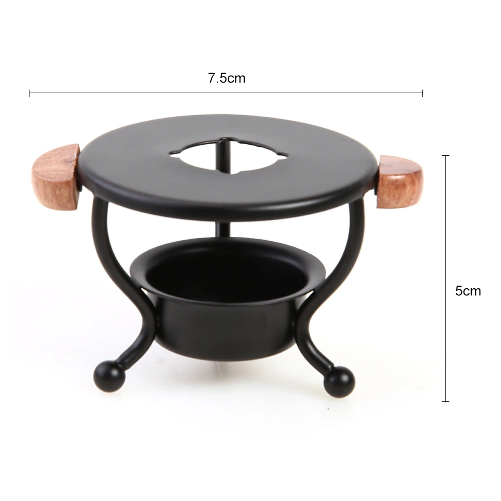 

Retro Sealing Wax Furnace Stove Pot Wood Handle Sealing Wax Spoon Holder Heating Pot Decorative Wax Stamp Craft Gift