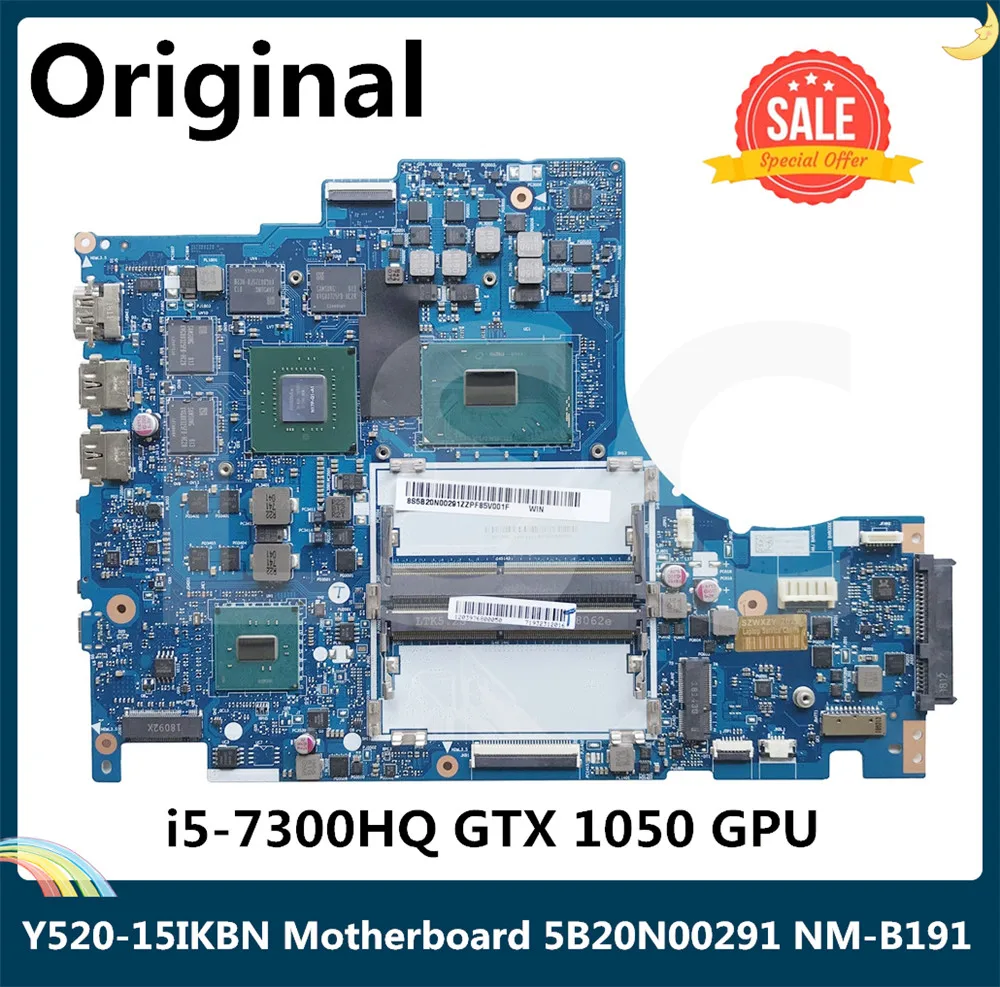 Материнская плата LSC для ноутбука Lenovo Legion Y520 модель 5B20N00291 с SR32S 15IKBN GTX 1050 GPU
