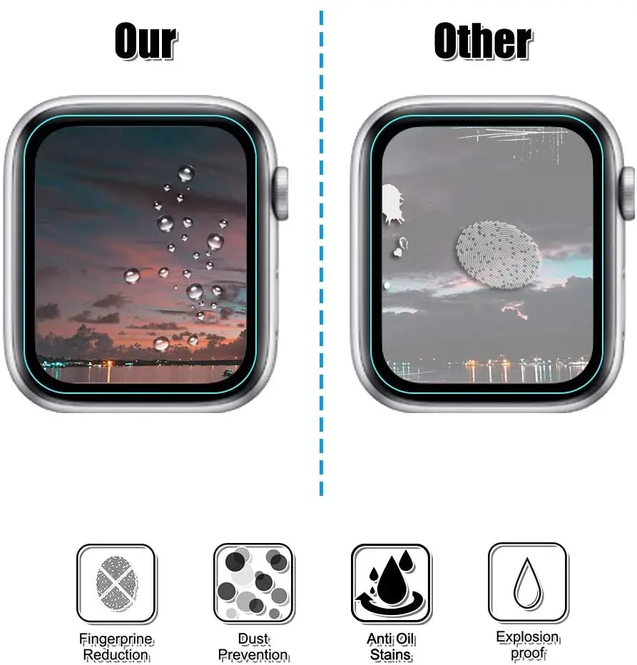 

For Apple Watch Screen Protector iWatch series 6 SE 5 4 3 2 Hydrogel Full Protective Film For Apple Watch 38mm 42mm 40/44mm