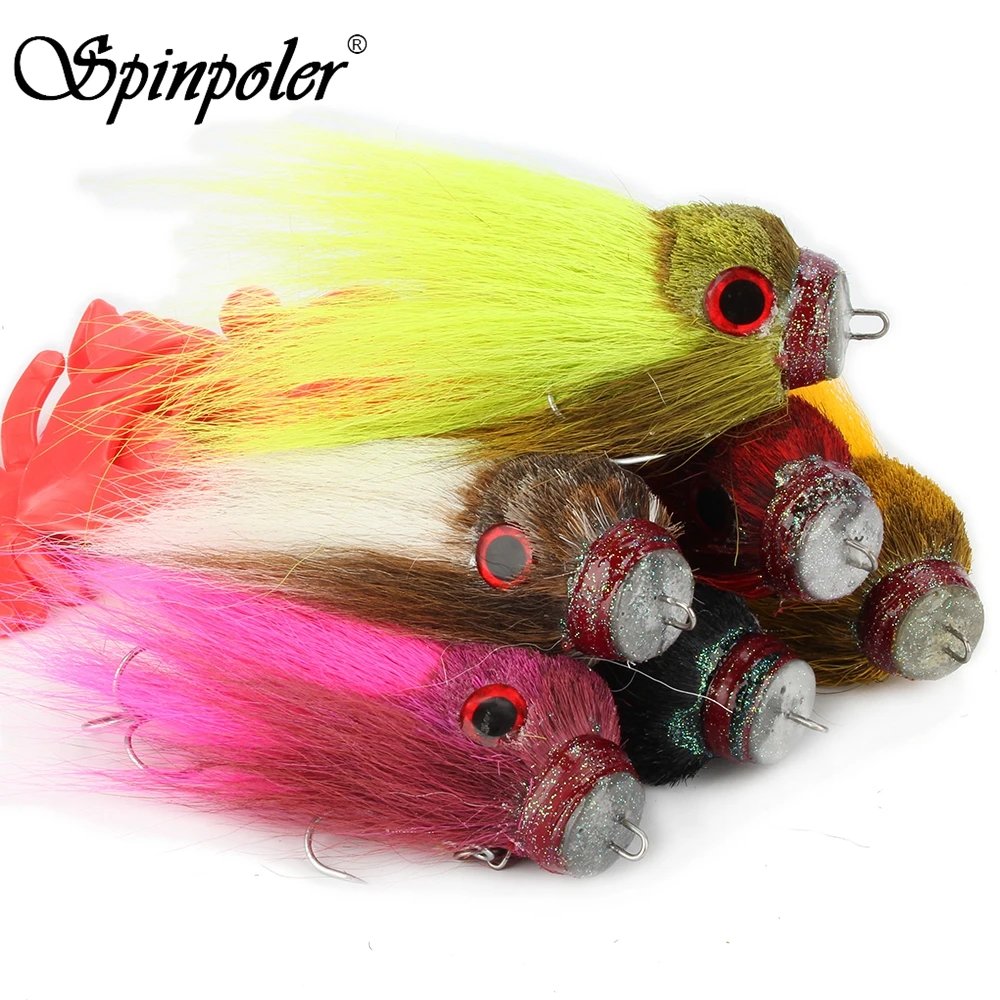 Spinpoler 1 шт. 85 г погружающаяся искусственная большая подложка мыши прикрепленная с