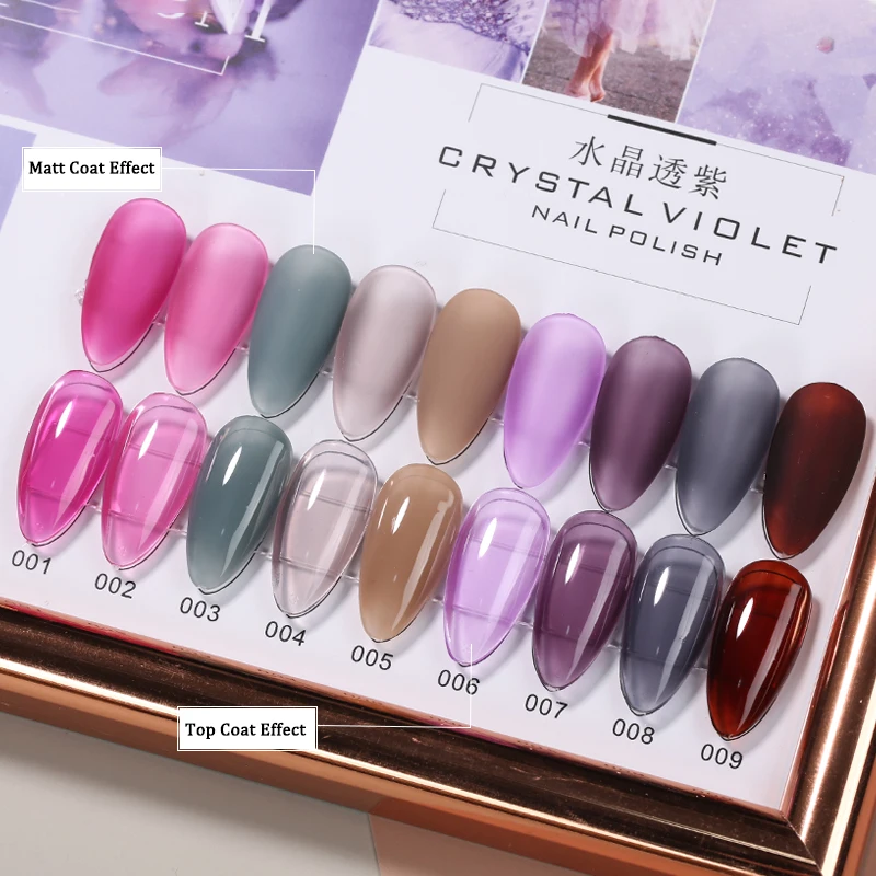 ANLYLAN набор гель-лаков для ногтей 9 шт. разных цветов маникюра лак Полуперманентная