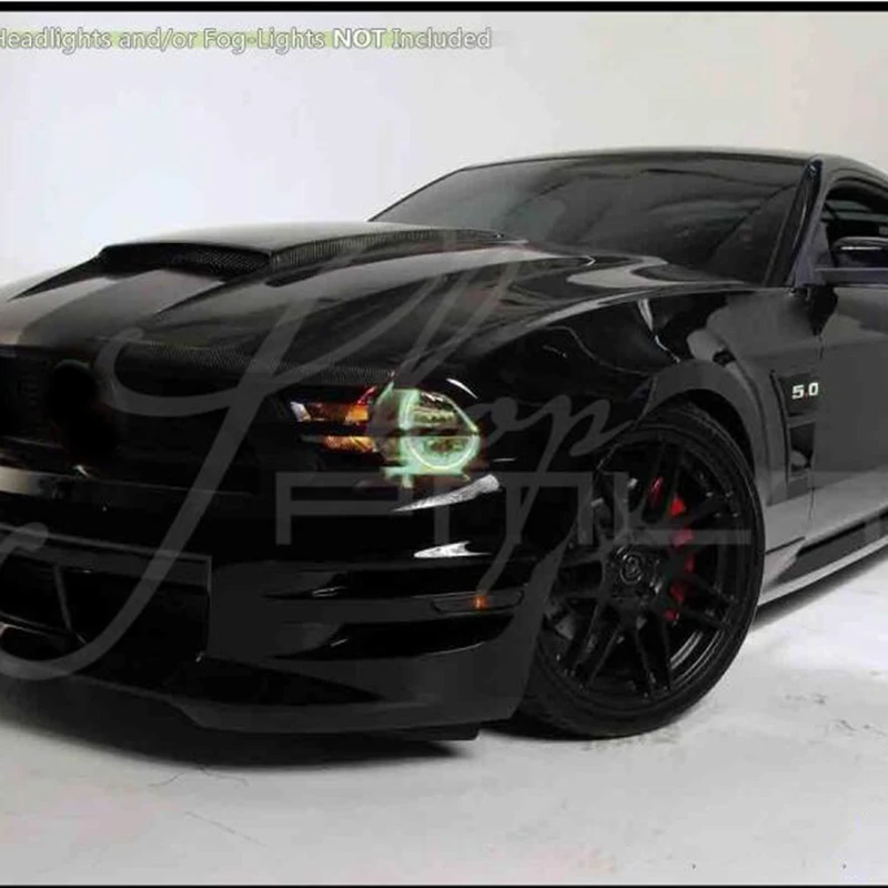 Для ford mustang RGB светодиодный комплект Фар halo angel eyes автомобильные аксессуары для
