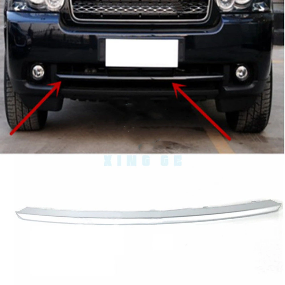 

Car Front Bumper Trim Strip For Land Rover R.R 2010-2012 Lr024324 Silver Exterior Lower Spoiler Glitter Cover Stripes Moulding
