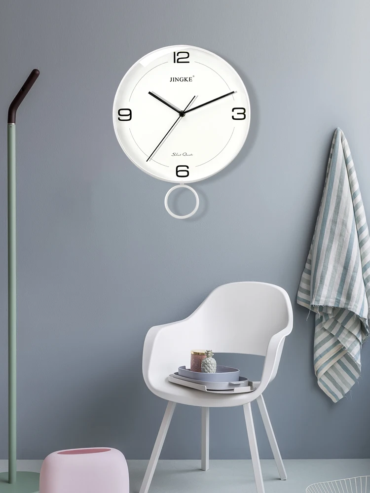 Настенные часы в скандинавском стиле современные бесшумные настенные украшения