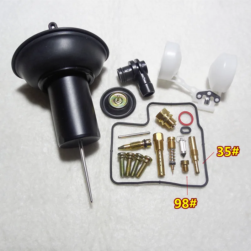 (1 комплект $16) Набор для Ремонта Карбюратора HMHonda VLX 400/600 Steed NV400CC с поршень и