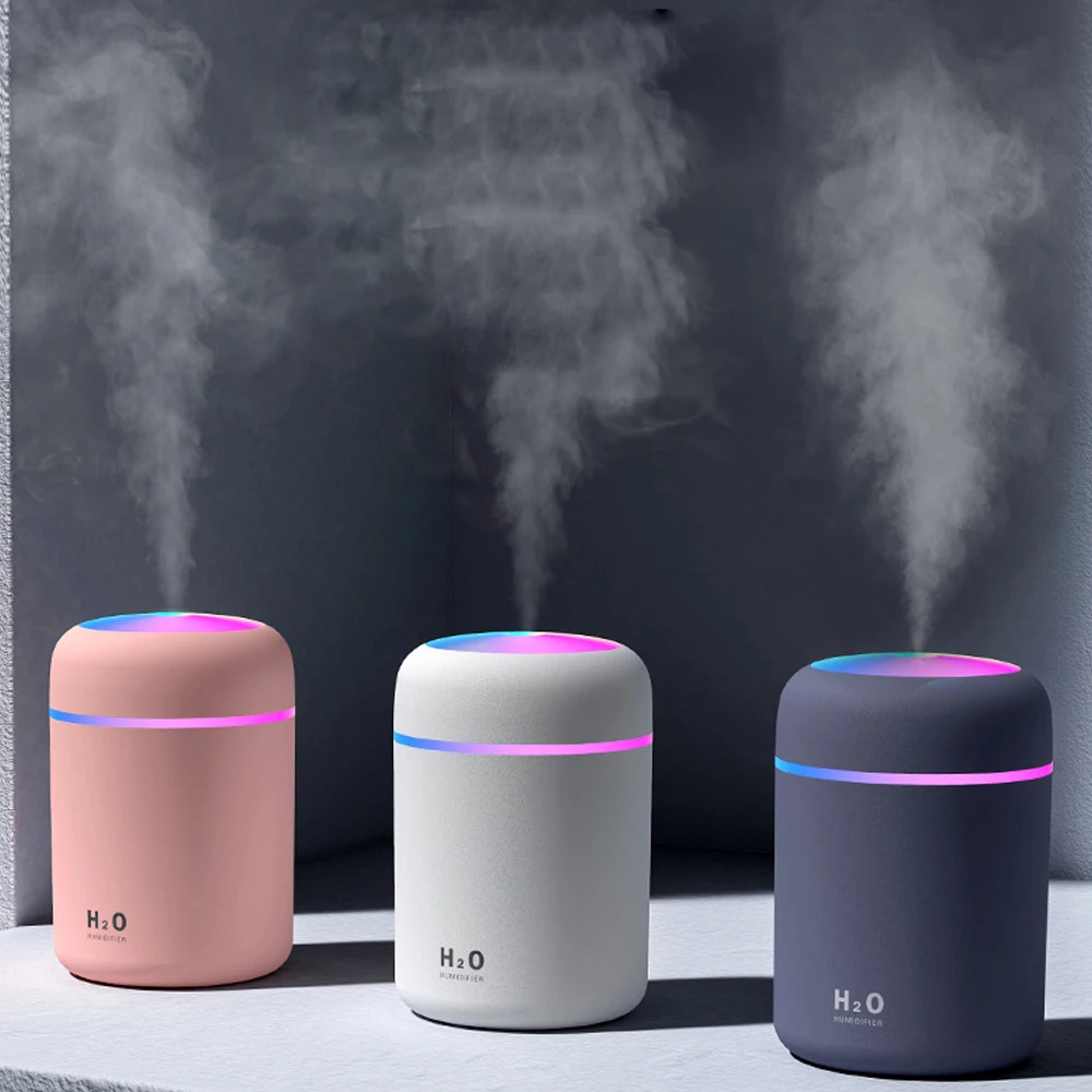 

Portable Mini Air Humidifier 300ml Ultrasonic Aroma Essential Oil Diffuser USB Mist Maker Purifier Aromatherapy for Car Home