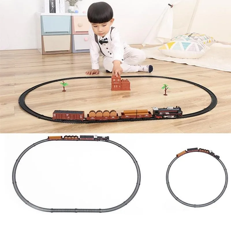 

Electric Train Toy Simulation Electric Track Classic Model Toy High-speed Train Retro Steam Train Model Car Circuit Kids Toy