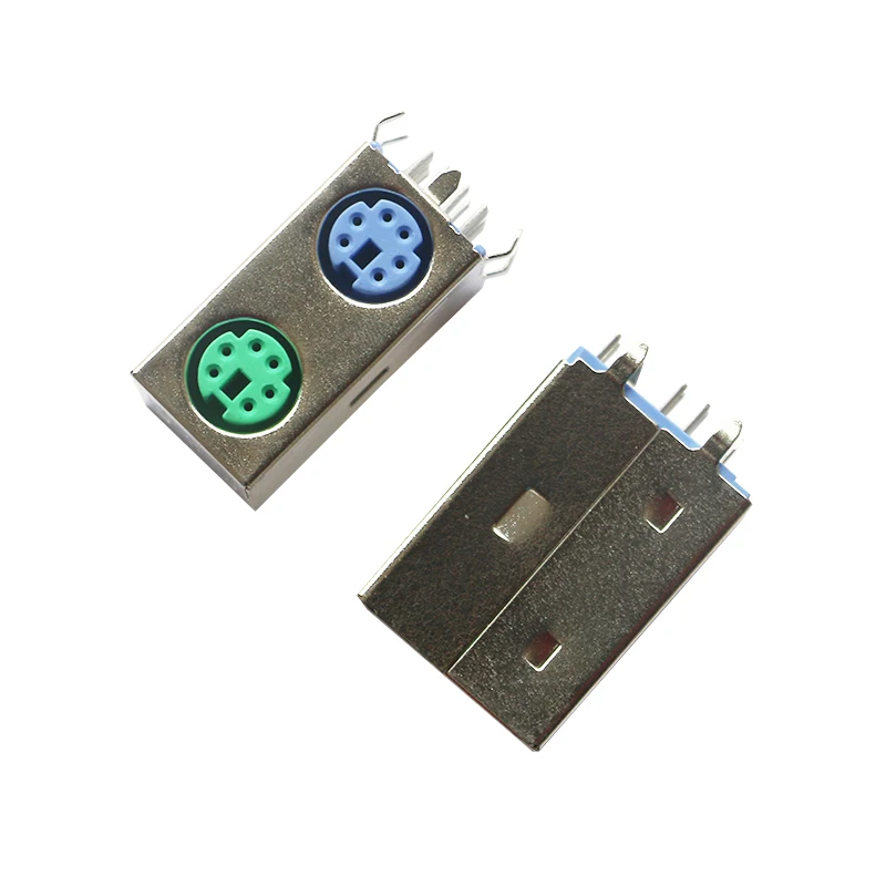 

10pcs Double PS2 Motherboard socket Keyboard & Mouse Sockets interface ports 6 Pin female Connector PS-2