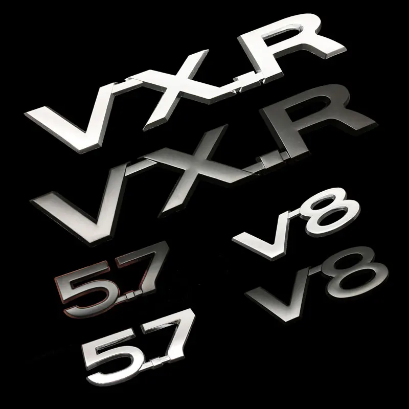 Наклейка на багажник автомобиля металлическая 3D для Toyota Land Cruiser VXR V X.R V8 5 7 Prado -