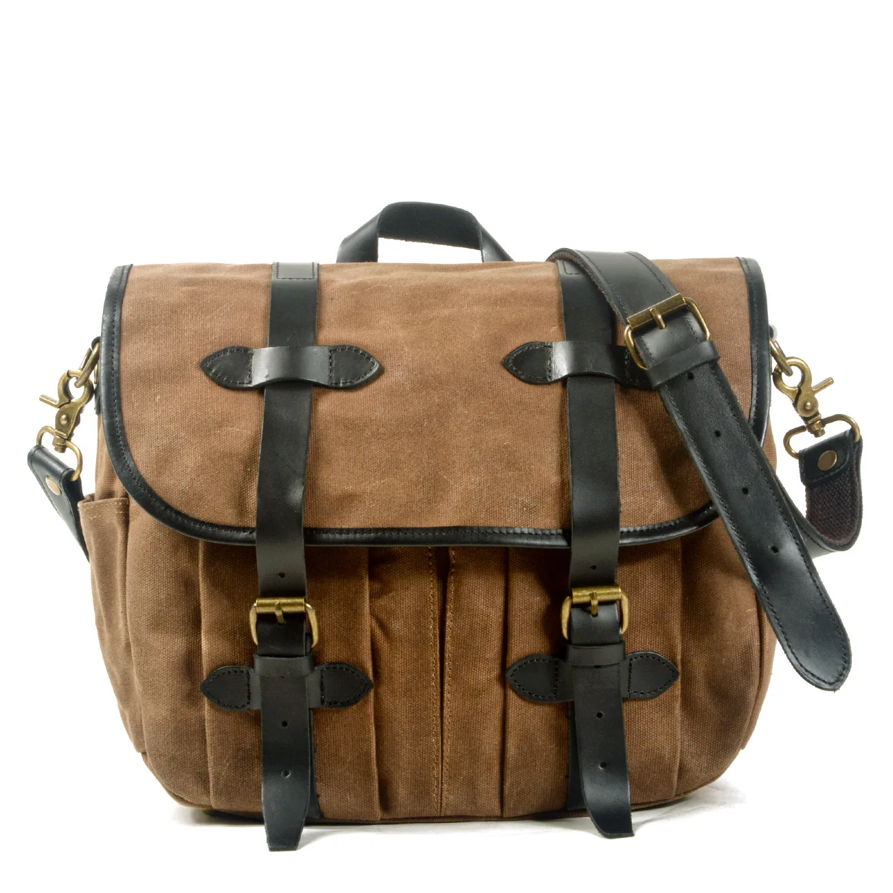 Сумка мессенджер из воловьей кожи в стиле ретро| |