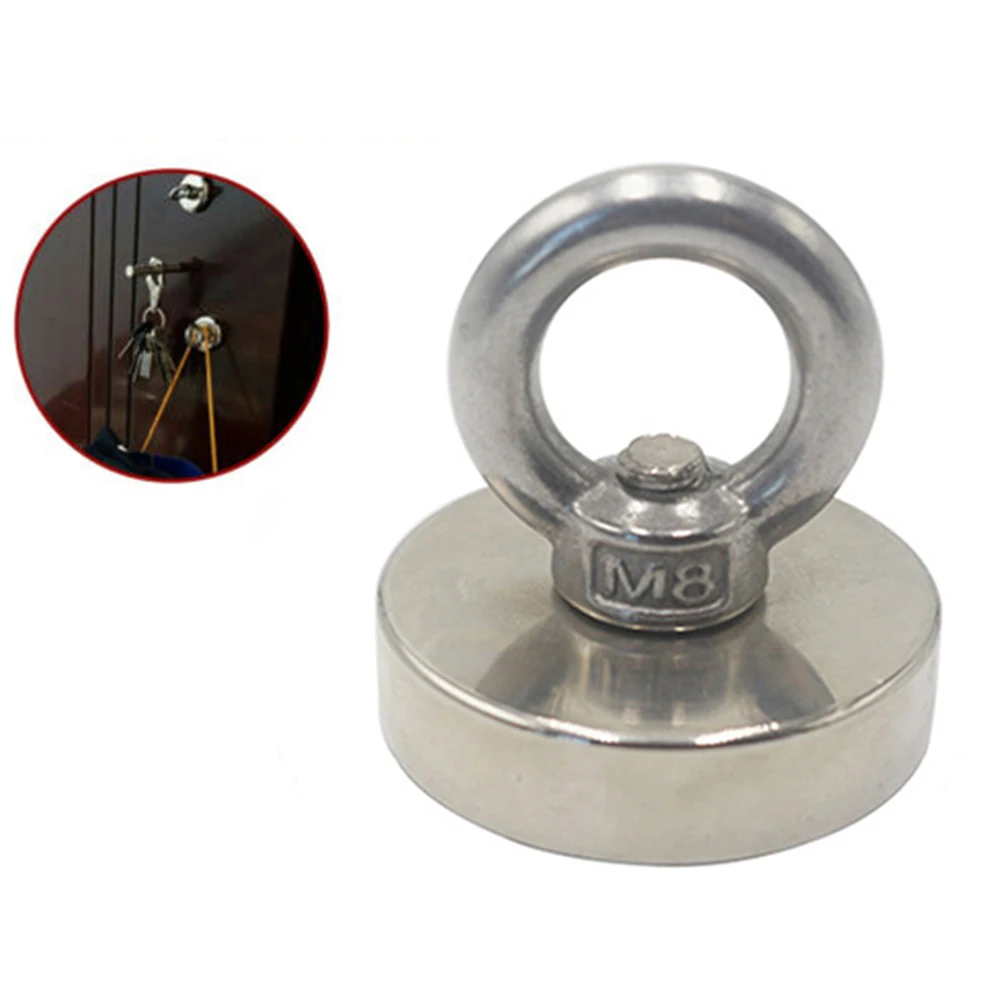 Мощный спасательный магнит диаметр 42 мм для Глубоководной Рыбалки неодимовый