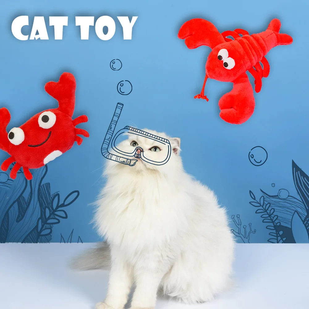 

Cat Toys Interactive Crab Lobster Cat toy
