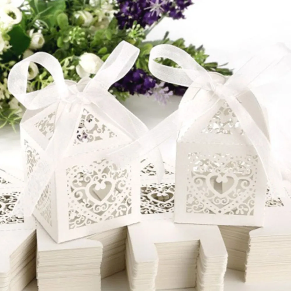 Классический Любовь сердце подарок посылка коробка для свадебных сувениров