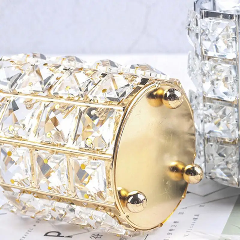 Хранение кристаллов коробка Европейский Стиль Макияж Организатор металлический