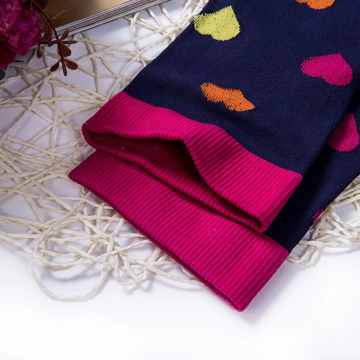 

Women Fashion Jacquard Stockings Lady Knee High Sport Socks Compression Socks Anti Slip Running Socks