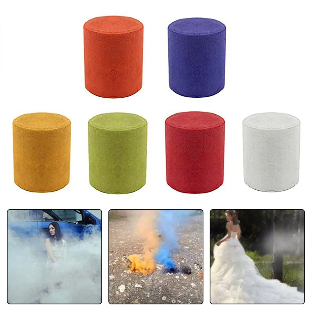 Разноцветные вечерние дымчатые таблетки 12 шт. цветные с эффектом сгорания