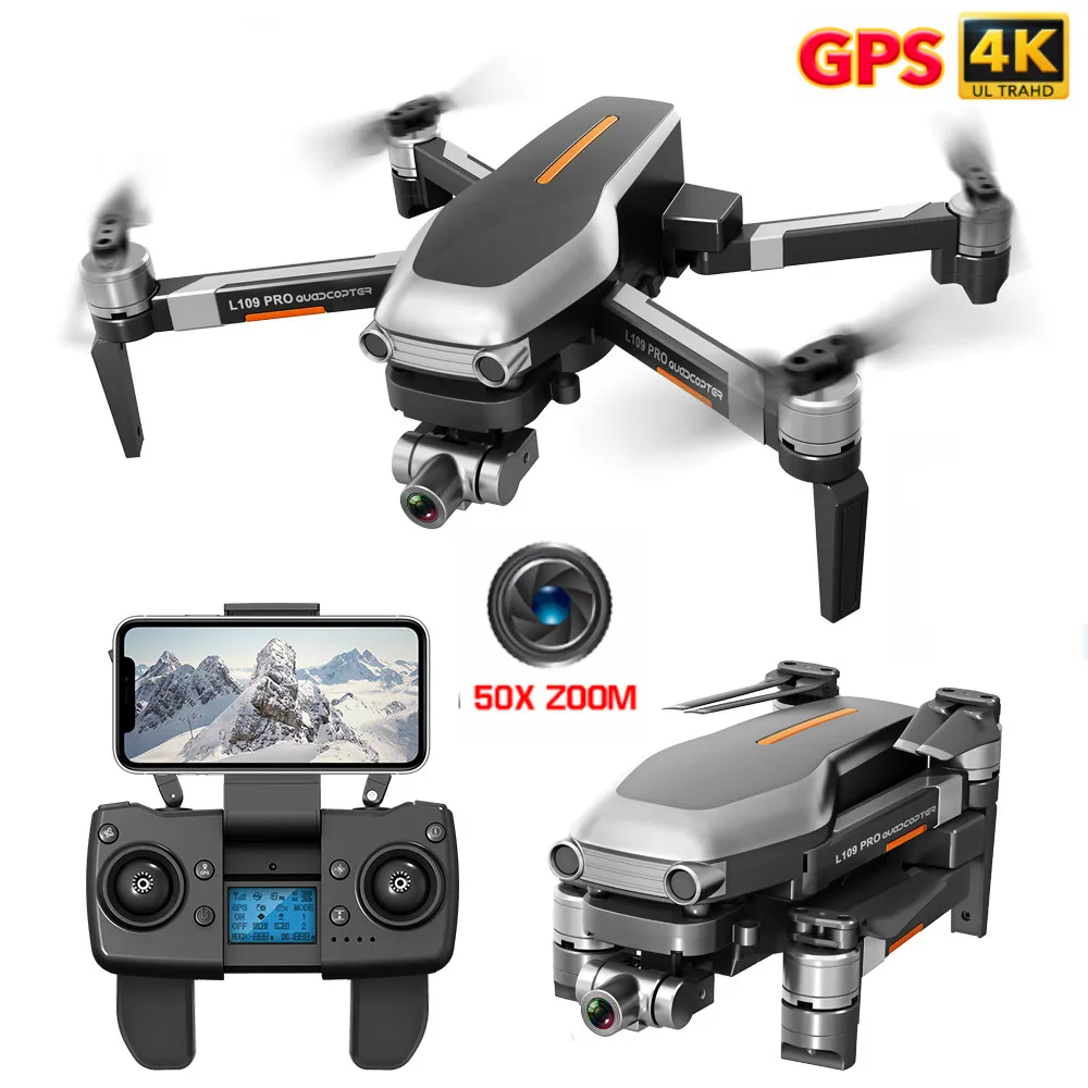 Профессиональный Дрон GPS 4K HD двухосный антивибрационный стабильный стабилизатор