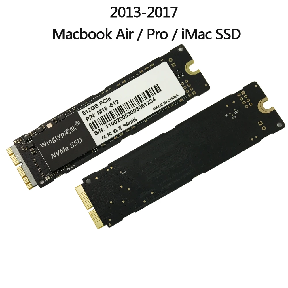 SSD-накопитель 512 ГБ 2013-2017 для MacBook Pro Retina A1502 A1398 Macbook Air A1465 A1466 | Компьютеры и офис